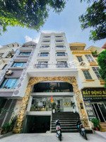 cho thuê nhà mp nguyễn khang - cầu giấy. 100m2 x 7 tầng 1 hầm, mt: 9m. thông sàn, thang máy, đh, nl