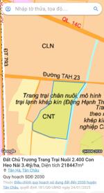 BÁN ĐẤT CHỦ TRƯƠNG TRANG TRẠI NUÔI HEO NÁI VÀ HEO THỊT TẠI TÂN CHÂU TÂY NINH (BĐ10)
