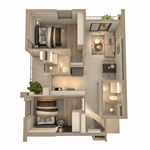 căn 2pn 64m2 view thành phố mới. đầu tư cho thuê + dư địa tăng giá còn nhiều