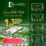 đất nền mặt tiền 44a long điền - brvt, liền kề goldcoast (1300ha), giá từ 25tr/m