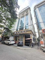 (lô góc hai mặt tiền) tòa 8t ngõ 106 hoàng quốc việt -3 ô tô tránh vỉa hè siêu rộng- sẵn hđ 100tr/t