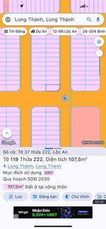 chủ gửi bán 107m2 lô góc 2 mặt tiền ( sổ riêng+thổ cư)