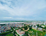 bán 2pn 2vs 82m view sông hồng, cầu nhật tân tại sunshine riverside. thiết kế vuông, đẹp. sẵn sổ