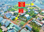 đất đẹp hẻm 140 vườn lài, ra sông vàm thuật chỉ vài bước chân