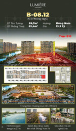 cần bán căn góc 3pn hướng đông nam, view tttm và nhạc nước, bán giá gốc