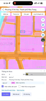 đất mặt đường nguyễn bặc 66m2 ngang 5.5m.