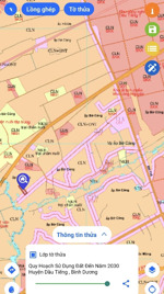 đất long tân dầu tiếng 8,8 xào, 48m mặt tiền đường nhựa, phủ hồng, giá 5,5 tỷ tl. lh 