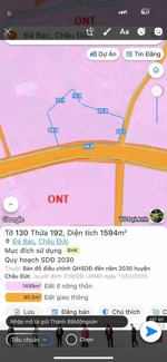 bán đất tại xã đá bạc, châu đức, bà rịa vũng tàu, 590 triệu, 130 m2 chính chủ uy tín