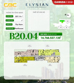 bán penhouse dự án elysian do gamuda (cđt) vip nhất quận 9 với 207.12m2 giá cđt