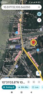 Bán cập nền góc kdc Phong Mỹ huyện Cao Lãnh, đối diện sân bóng nhân tạo