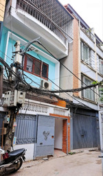 bán nhà đất 3 tầng x 55m2 ko nội thất ngõ 279 đội cấn, ba đình. ôtô đi thông hhthám - đội cấn