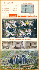 bán cc 2pn, 2wc giá tốt tại alumi - alluvia city, văn giang, hưng yên, 74,61m2