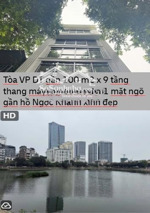 bán nhà mặt phố la thành, dt 100 m2, 9 tầng thang máy, view phố, view hồ!