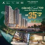 giai đoạn 1 chỉ 35tr/m2 - góp nhẹ chỉ 7tr/tháng, ai cũng mua được - the emerald garden view
