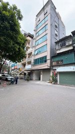 trung kính, toà nhà tầng thang máy ô tô tránh 2 thoáng trước sau, dòng tiền cao.