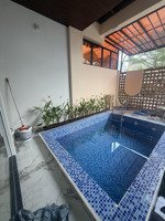 cho thuê nhà hoà xuân có hồ bơi gần nguyễn phước lan - dt: 100m2 x 3 tầng - 4pn, 3wc, hồ bơi mini