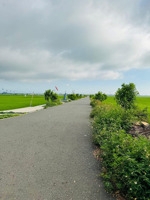 bán lô đất lúa ngay thị trấn long điền - tp hcm. ngang 15.5x37m đường nhựa 10m sát hồ bàu thành