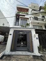 nhà mới 2 lầu full nội thất cao cấp hẻm thông 7m sát tô ngọc vân gần thống nhất gò vấp.dt.4m x 14m