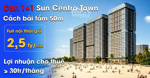 quỹ căn 1+1 đẹp nhất dự án sun centro town hạ long giá chỉ từ 2,5 tỷ kèm chiết khấu giảm giá 16%.