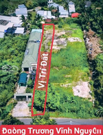 bán 412m2 đất mặt tiền đường trương vĩnh nguyên