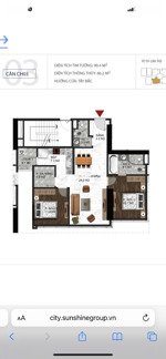 chính chủ cần bán gấp căn 2pn tầng 16 toà s6 sunshine city ciputra. giá rẻ nhất thị trường