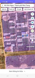 đất hòn thơm - xuân ngọc - nha trang. 90m2 ngang 5m giá 1ty500