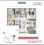 pkd cđt bán căn góc 4pn ban công đông nam giá bán 126tr/m2 giá tốt nhất sun feliza suits cầu giấy