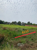 đất hòa khánh đông, giáp tt đức hòa, 1 sẹc ra đường số 1, 6x23m, 138m2 thổ cư, sổ hồng, 720 triệu