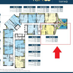 biệt thự trên không 4 phòng ngủ, sân vườn bể bơi 75m hướng mát view trọn công viên 65ha và hồ tây