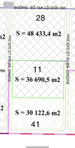 cần bán lô đất 36.690m2 dệt nhuộm trong khu công nghiệp tây ninh - long an cũ