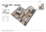 chung cư kepler land: bán căn hộ 1pn, căn d03 diện tích 45,6m2 hot nhất tòa hh02