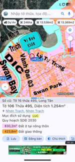 cần bán vài lô đất góc 2mt đường lý tự trọng cách vđ03 600m, gần swan bay, qh ont, giá rẻ đầu tư