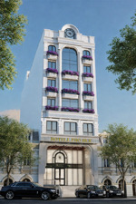 siêu phẩm khách sạn đẹp nguy nga phong cách tân cổ điển mặt phố huế hoàn kiếm 400m2 - mt 10m 515tỷ