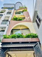 bán gấp 5 tỷ 380 nhà 33m2 đường phan văn trị, p11, bình thạnh. xây 5 tầng, hẻm xe hơi 6m, sổ sẵn