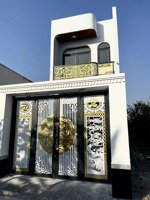 nhà mới xây đường ô tô ở mỹ lộc cần giuộc