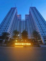 bán căn hộ chung cư tecco, tứ hiệp 2 ngủ. view vườn hoa. đang cho thuê 7.5tr/thang