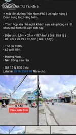 BÁN 6 CĂN NHÀ MẶT TIỀN ĐƯỜNG TRẦN NAM PHÚ CẦN THƠ