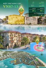 biệt thự song lập - vinhomes green paradise (cần giờ) - 180m2 - tặng biển sau nhà