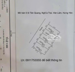 cần bán 68m2 đất nghĩa trai - tân quang - văn lâm view sông, nối thẳng vin 3 giá chỉ nhỉnh 6 tỷ