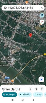 Bán nền 2 mặt tiền đường Khai Long & đường khách sạn Thiên Mai chạy vô phường Cao Lãnh, cách đường Phạm Hữu Lầu 1,2km