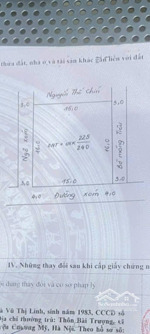 hàng phân lô hoàng diệu, 6,5 tỷ, 240m2, mặt tiền 15m, ngõ 5m, pháp lý đầy đủ, chương mỹ, hà nội
