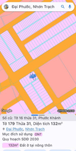 cần bán 2 nền vip tại tái định cư xã phước khánh gần đường cầu cát lái, phú mỹ 2