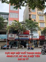 bán nhà mặt phố thanh nhàn | 48m2 | mặt tiền 4m | giá 33 tỷ