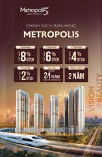 căn hộ 2 phòng ngủ metropolis nam an khánh. sổ đỏ lâu dài