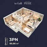 căn hộ 3pn 90m² 2wc, view sông & thành phố khải hoàn prime liền kề phú mỹ hưng, gần kđt zeitgeist