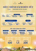 quỹ hàng đặc biệt - shophouse dự án vinhomes royal island - nhận nhà sớm - full giá chỉ 7,2 tỷ