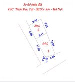 chính chủ bán đất đạc tài, mai đình, sóc sơn, hn