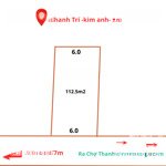bán lô đất đẹp trục chính kinh doanh 112.5m2 thanh trí minh phú sóc sơn