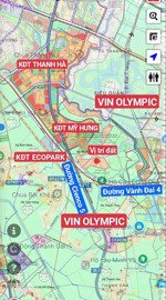 chỉ 7x tr/m2 -đất cạnh kđt mỹ hưng - ngõ thông ô tô tải - gần vinhomes olympic 
