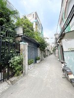 nhà đẹp 4 tầng hẻm ô tô, ngang 5m, 80m2, 5pn full nt, giá 6.1 tỷ